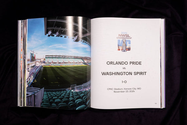 2024 NWSL Championship Commemorative Coffee Table Book - Pre Order