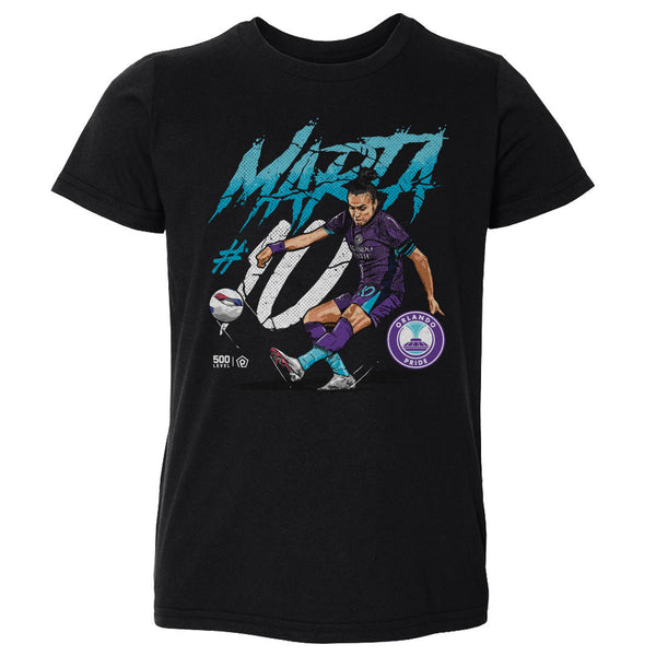 Marta Orlando Pride Player Name Toddler Tee