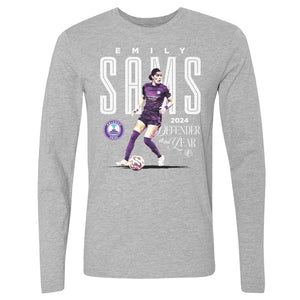 Emily Sams Orlando Pride 2024 Defender Of The Year Unisex Long Sleeve Tee