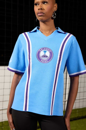 Dead Dirt x Pride Unisex Heavyweight Jacquard Knit Rugby Polo