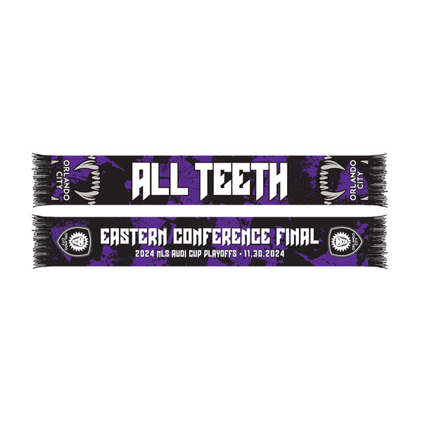 2024 MLS Eastern Conference Final All Teeth Scarf