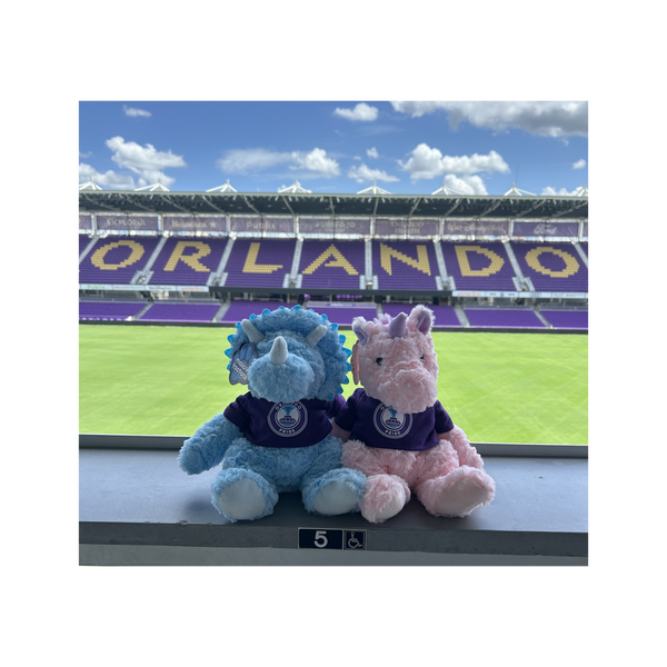 Orlando Pride Mascot Triceratops