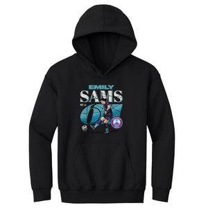 Emily Sams Orlando Pride Cracked Number Youth Hoodie