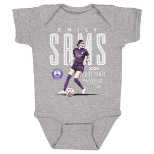 Emily Sams Orlando Pride 2024 Defender Of The Year Baby Onesie