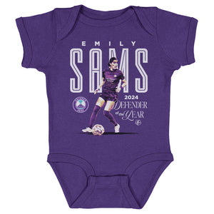 Emily Sams Orlando Pride 2024 Defender Of The Year Baby Onesie