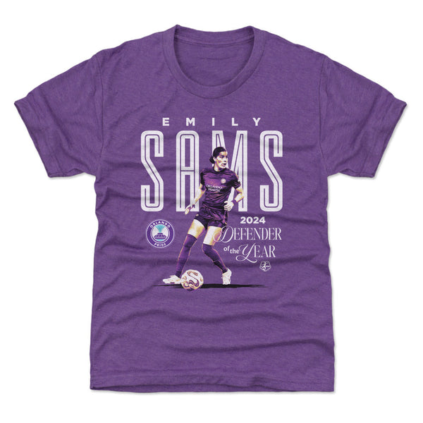 Emily Sams Orlando Pride 2024 Defender Of The Year Youth Tee