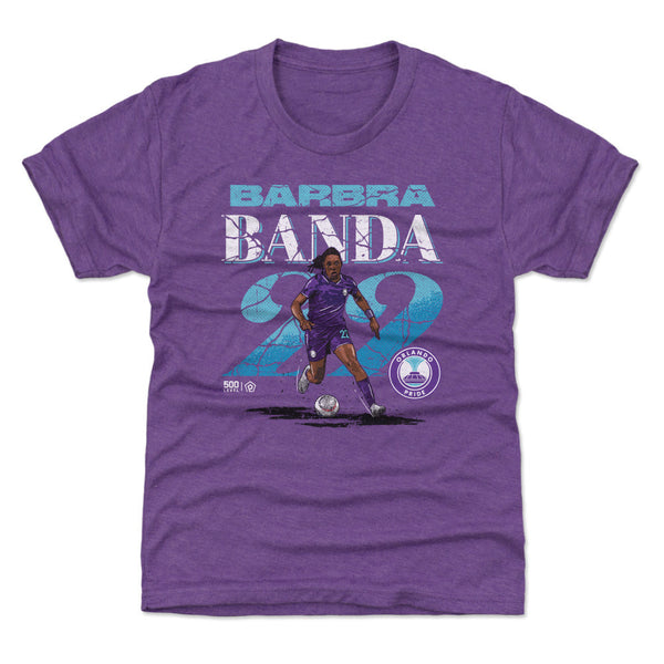 Barbra Banda Orlando Pride Cracked Number Youth Tee