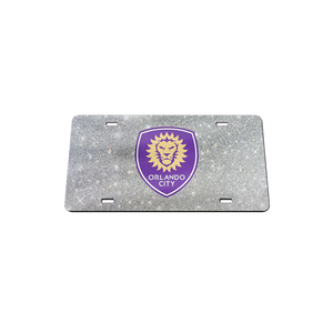 OC License Plate Glitter