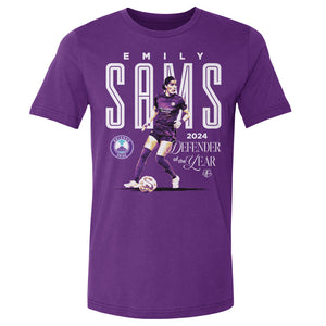 Emily Sams Orlando Pride 2024 Defender Of The Year Unisex Tee