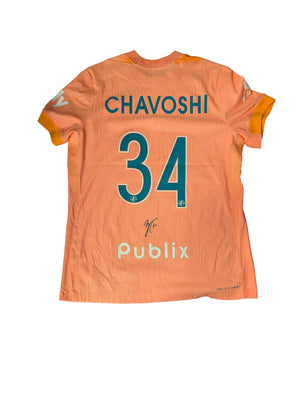 Game Worn Zara Chavoshi #34 Signed 2025 Authentic Citrus Kit