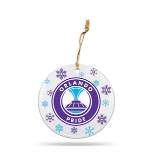 Rico Glass Holiday Ornament