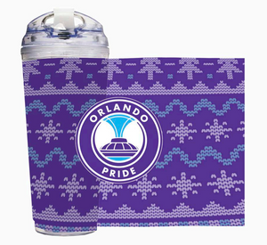 Rico 24oz Holiday Tumbler with Straw