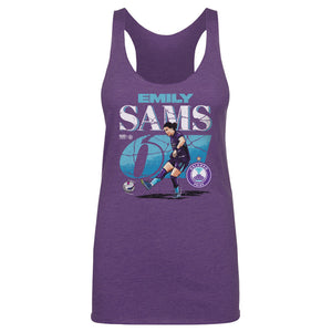 Emily Sams Orlando Pride Cracked Number Women's Tank Top
