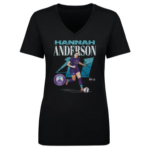 Hannah Anderson Orlando Pride Cracked Number Women's V-Neck Tee