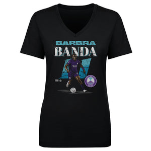 Barbra Banda Orlando Pride Cracked Number Women's V-Neck Tee
