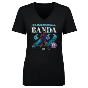Barbra Banda Orlando Pride Cracked Number Women's V-Neck Tee