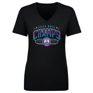 Orlando Pride 2024 NWSL Champions Women's V-Neck Tee