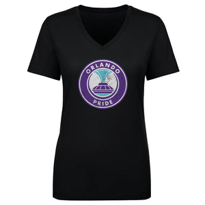 Orlando Pride Vintage Primary Logo Women's V-Neck Tee