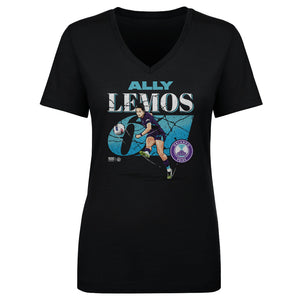 Ally Lemos Orlando Pride Cracked Number Women's V-Neck Tee