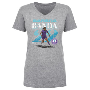Barbra Banda Orlando Pride Cracked Number Women's V-Neck Tee