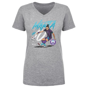 Marta Orlando Pride Player Name Women's V-Neck Tee