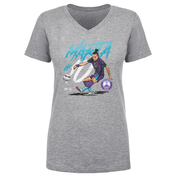 Marta Orlando Pride Player Name Women's V-Neck Tee
