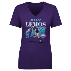 Ally Lemos Orlando Pride Cracked Number Women's V-Neck Tee