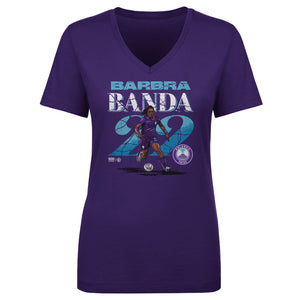 Barbra Banda Orlando Pride Cracked Number Women's V-Neck Tee
