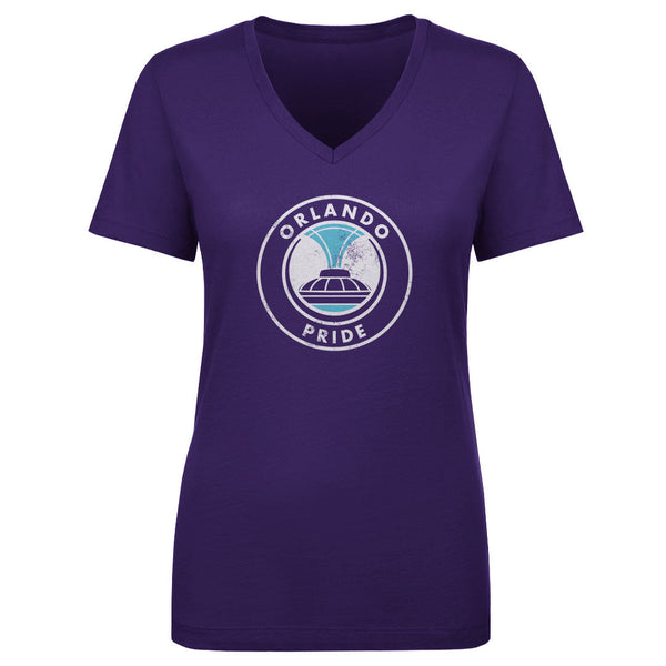 Orlando Pride Vintage Primary Logo Team Women's V-Neck